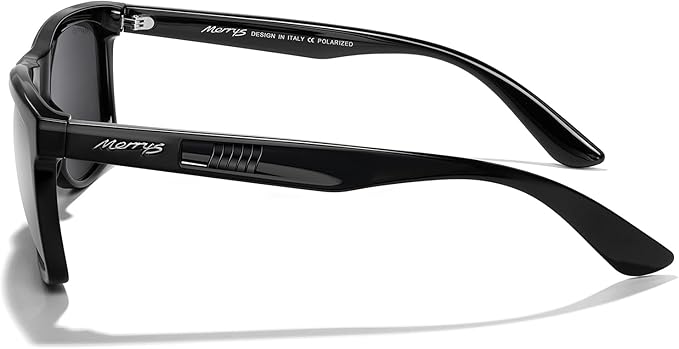 MERRY'S Square Polarized Driving Sunglasses for Men Women UV400 Protection S8413