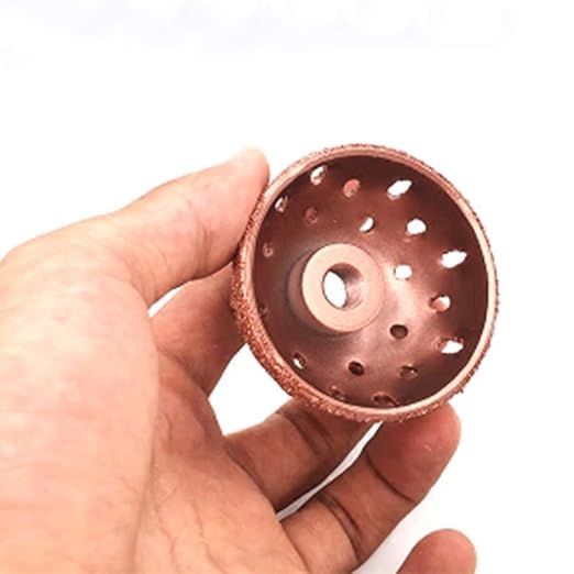 SaferCCTV Tire Buffing Wheel,42mm & 55mmTungsten Steel Bowl Type Tire Repair Grinding Head Coarse Grit Buffing Wheel with Linking Rod Tire Repair Tools