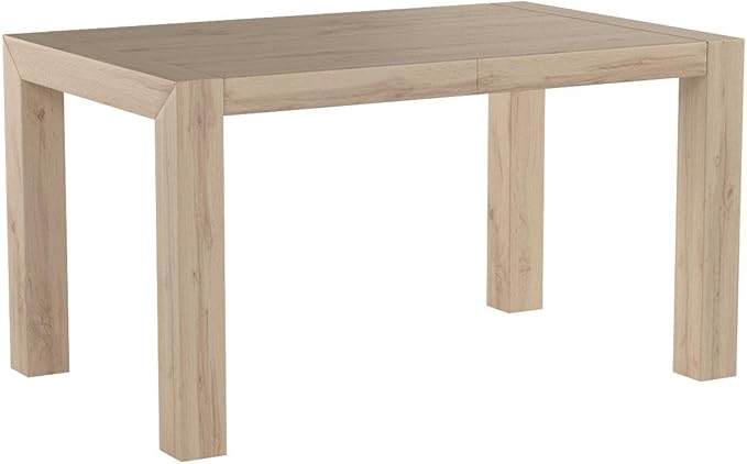 Mobili Fiver, Iacopo Extendable Dining Table, 55.1(86.6) x35.4 in, Oak, Made in Italy