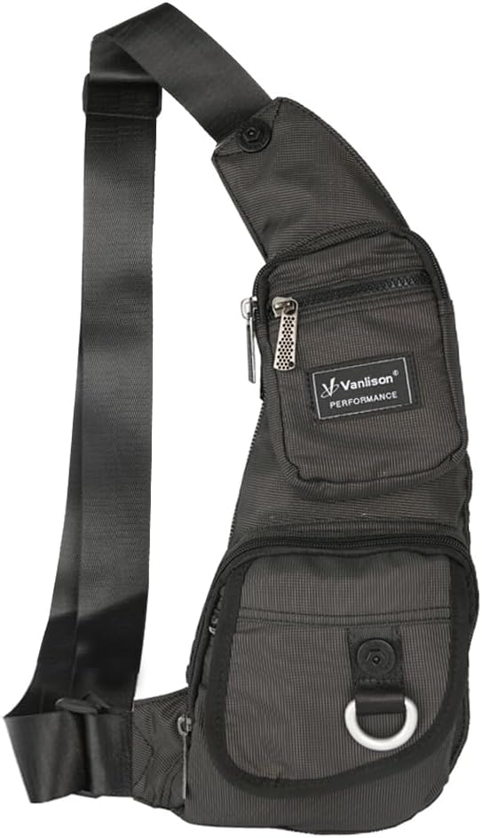Nylon Sling Chest Bag Daypack Bicycle Travel Gym Backpack