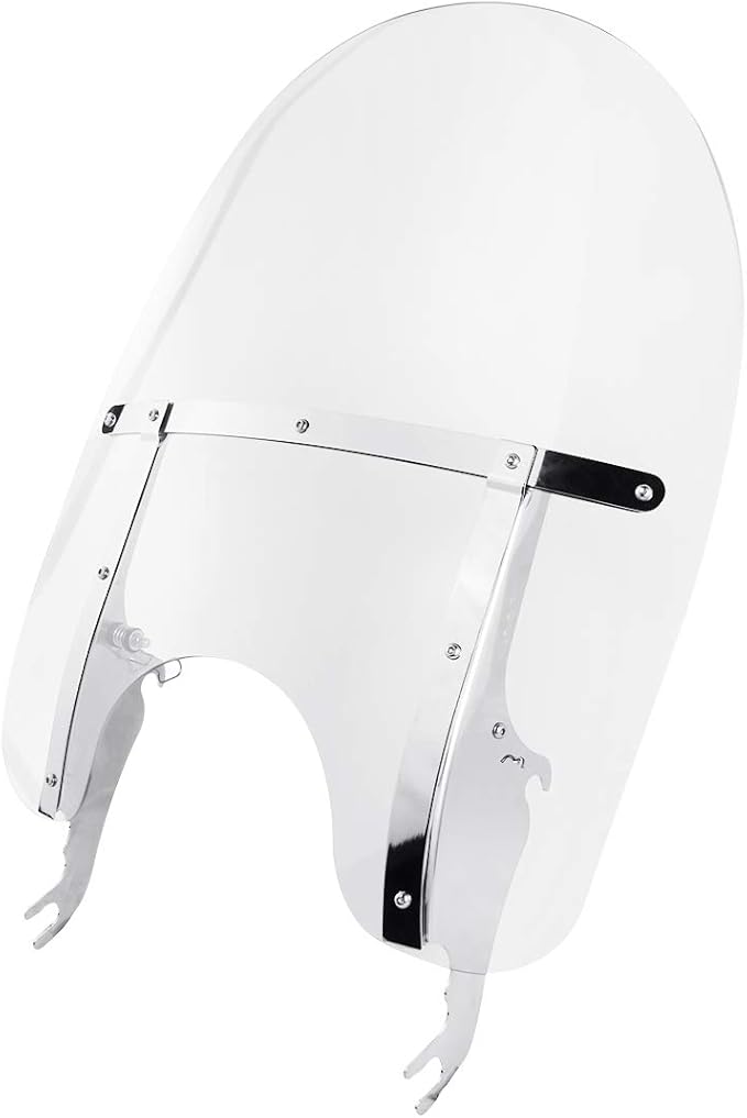 XMT-MOTO QUICK DETACH Clear Windshield Screen Fit for Harley Davidson Softail FL FLST FLSTC