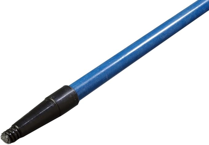 SPARTA 4022014 Spectrum Fiberglass Broom Handle, Mop Handle, Replacement Handle With Acme Threaded Tip For Commercial Cleaning, 60 Inches, Blue