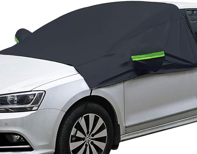 Windshield Snow Cover with Side Mirror Covers, Protects Windshield and Wipers from Weatherproof, Rain, Sun, Frost, Extra Large Size Fits for Most Vehicles, Cars and SUV