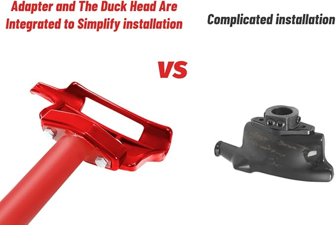 KT-Y021 AUTOKATO Manual Tire Changer Duck Head Kit with Tire Changer Duck Head and and Centering Cone Fit for Most Car Tires