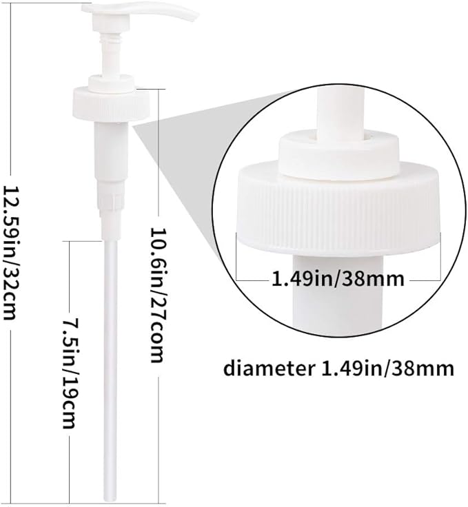 Gallon Pump Dispenser, Fits Most 1 Gallon Jugs and Containers 38/400 (Pack of 10)