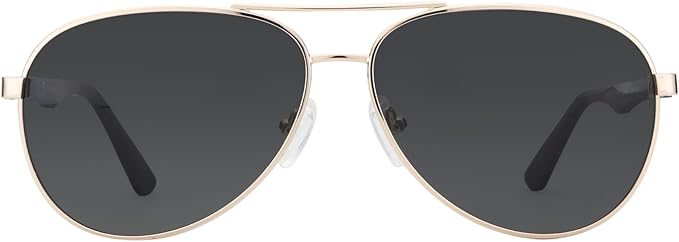 ZENOTTIC Polarized Aviator Sunglasses for Men Carbon Fiber Temple Pilot Sun Glasses with Mirrored Lens UV Protection