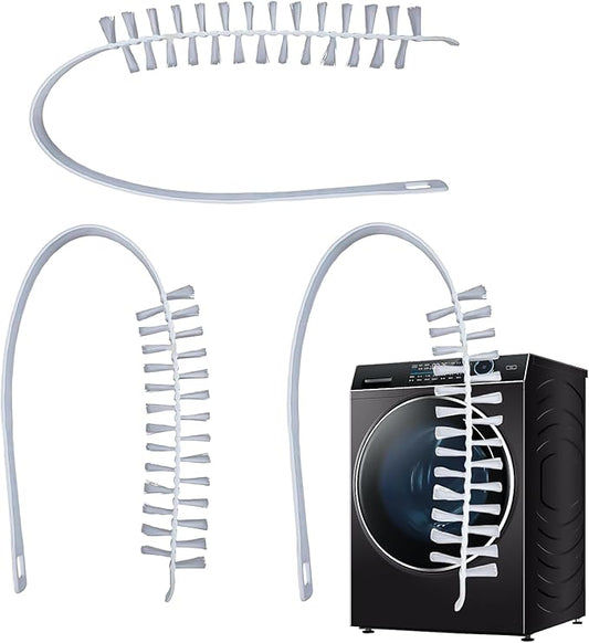 3Pcs Washing Machine Cleaning Brush, Washing Machine Brush Washing Machine Cleaner Front Load Washer Cleaner Brush Load Washer Cleaner Drum Washing Machine Cleaning Tools