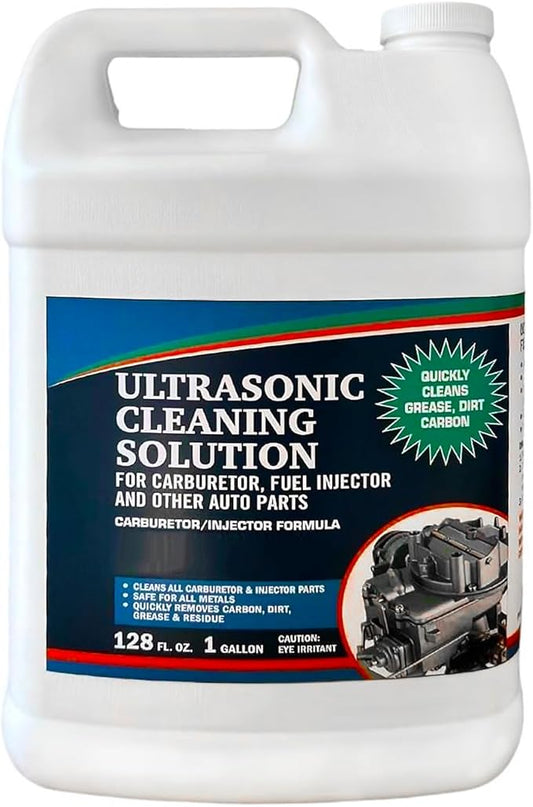 NORTHWEST ENTERPRISES Ultrasonic Cleaner Solution for Carburetors and Engine Parts. Concentrated Washing Compound for use in Ultrasonic Machines and Immersion Washers - Automotive Fluid (1 Gallon)
