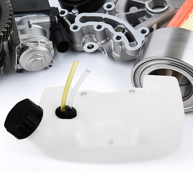 Thick Plastic Mower Petrol Tank Gas Tank Accessory for Lawn Mower Engine Large Capacity Replacement Part Compatible with Garden Trimmers and Brush Cutters