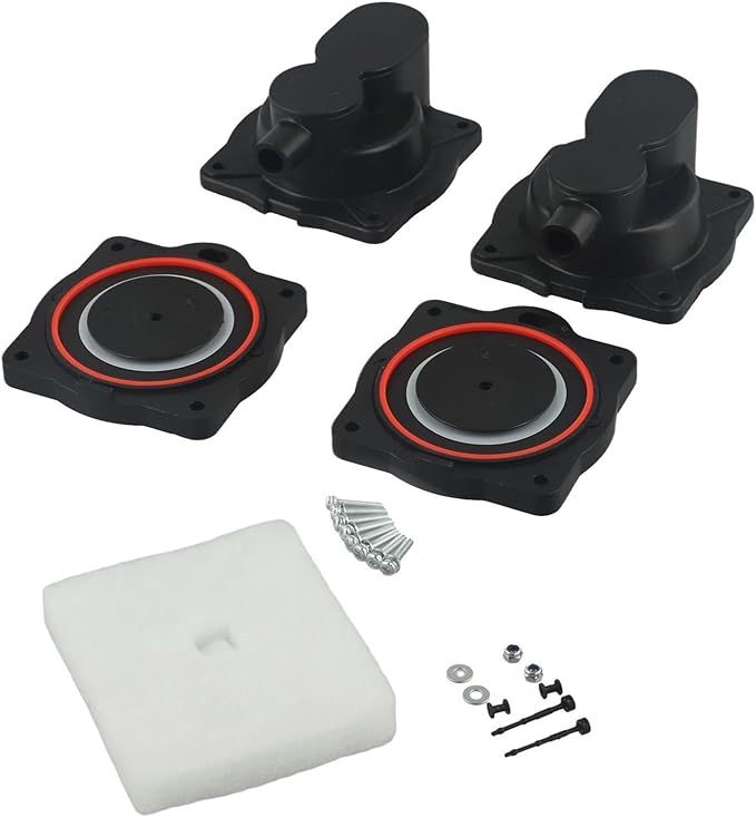 FABULETTA Air Pump Diaphragm Rebuild Repair Kit with Air Filters and Screws, Compatible with HP-80 and HP-60 for Home Improvement Plumbing Applications