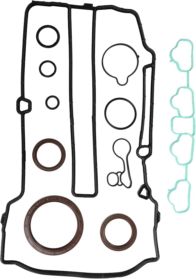 Engine Rebuild Gasket Kit w/Piston Kit & Engine Bearing & Timing Chain Set Compatible with GM Chevy Cruze Buick Chevrolet Trax Sonic Limited Encore GMC 1.4L Engine Turbo 16-Valve 2011-2016