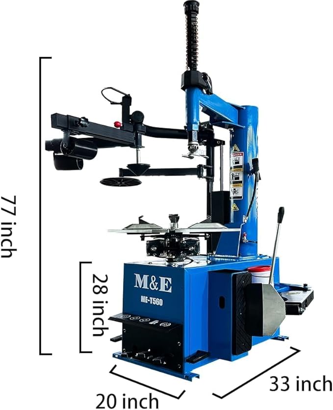 KATOOL ME Tire Changer and Balancer Machine Combo Bead Blaster+Assist Arm Tire Changer Machine Wheel Balancer Machine