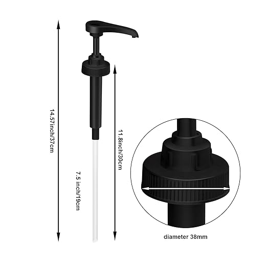 Mudder 4 Pieces Gallon Pump Dispenser (38/400) Fit Most 1 Gallon Jug and Containers Bpa-Free Leak Proof Pump Lid Top Replacement for Household and Commercial Use