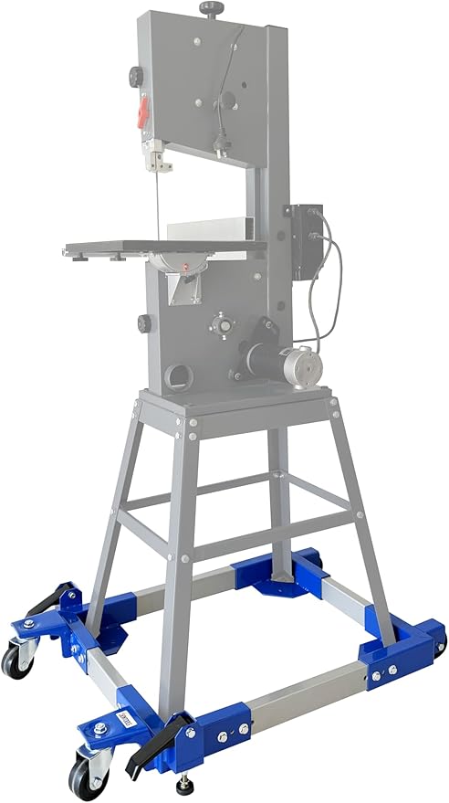 SOONTOOLS Universal Mobile Base, 1300 lbs Capacity, Adjustable Heavy Duty Mobile Base, Industrial Rolling Tool Stand with Swivel Wheels for Large Tools, Machines, Bandsaw, Power Tools