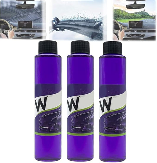 Powerful Windshield Washer Fluid,Windshield Washer Fluid Concentrate,Windshield Wipe Fluid,for Cleaning Car Windshield, Mirrors and Windows (3Pcs)