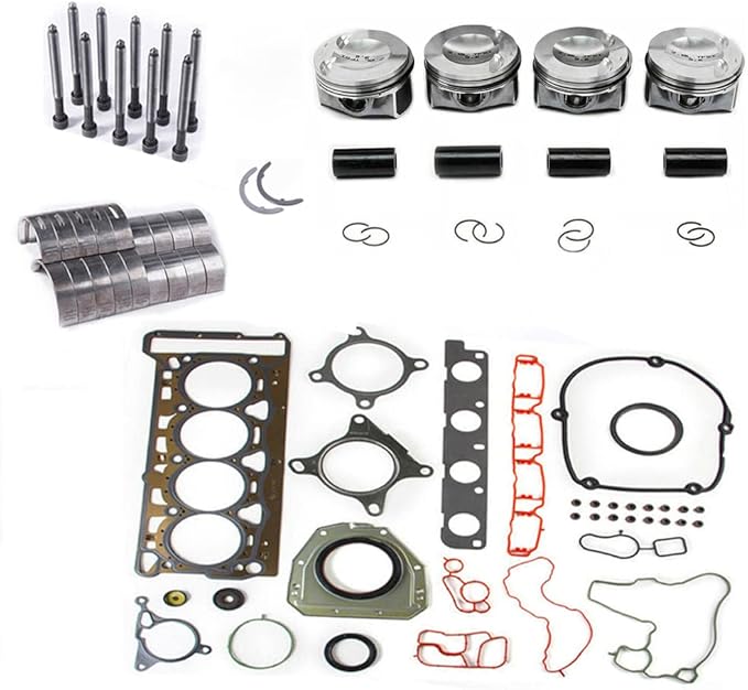 EA888 Engine Rebuild Overhaul Kit and 23mm Piston Kit Fit for Volkswagen Jetta Golf Tiguan 2.0T