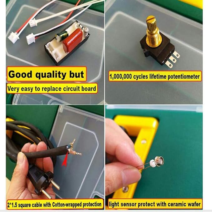 Plastic Welder,1600W Plastic Welder Kit With 4 Welding Nozzles,4 Pressure Seam Rollers, Professional Hot Air Gun for Repairs, Vinyl Wrap & Shrink Wrapping, Essential Plastic Repair Welder Kit