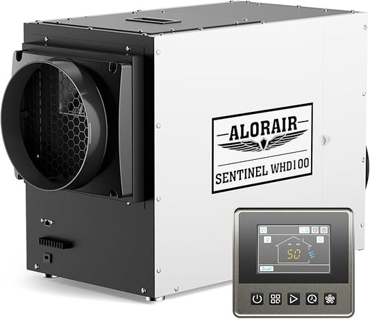 ALORAIR Whole House Dehumidifier, 90 PPD Commercial Grade Whole Home Dehumidifiers for Garages, Water Damage Restoration, 2300 Sq.Ft dehumidifiers for Crawl Space