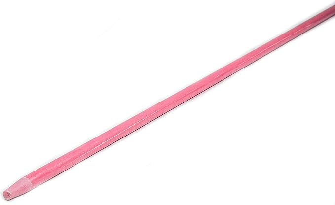 4ft Pro Snow Stakes - 48" x 5/16" Driveway Markers, Pointed Tip, Hy Viz Reflective Tape, Armor Cap (Choose Color/Quantity) (380, Pink)