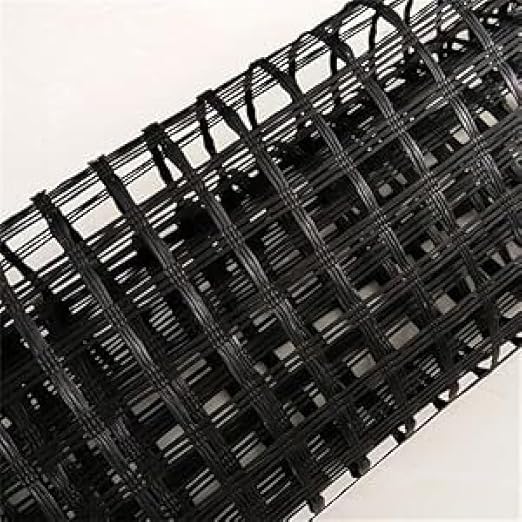 Farm Plastic Supply - Retaining Wall Geogrid - Driveway Stabilization Grids, Gravel Grid Walls Geocell Geogrid for Retaining Wall, Retaining Wall, StrataGrid (4' x 50')