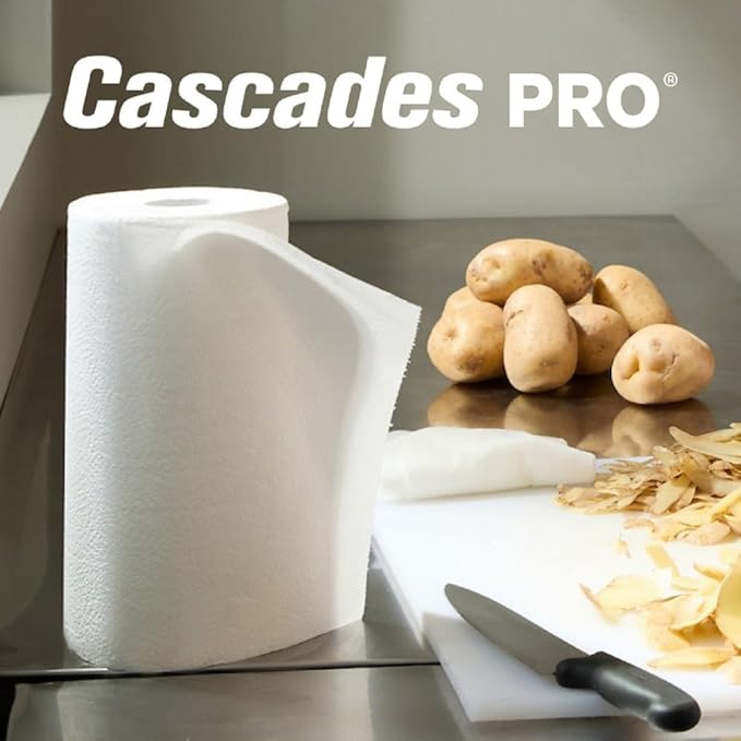 Cascades PRO Select Kitchen Roll Towels, 2-Ply, 8 X 11, 250/roll, 12/carton