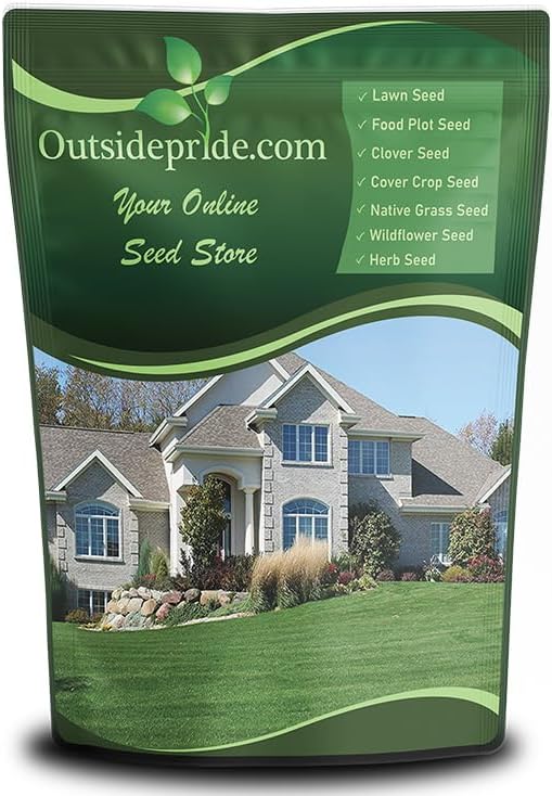 Outsidepride Combat Extreme Southern Zone Grass Seeds for Lawn - 25 lbs. SPF 30 Heat & Drought Tolerant Mix of Turf Type Fescue & Hybrid Bluegrass Seed with OptiGrowth Coating Enhanced Germination