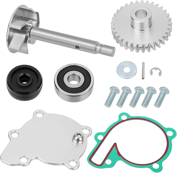 Water Pump Rebuild Kit Fit for Yamaha Banshee 350 YFZ350 1987-2006 RZ350 1984-1985 OEM# 4L0-12450-01-00 4L0-12459-00-00 4L0-12422-00-00