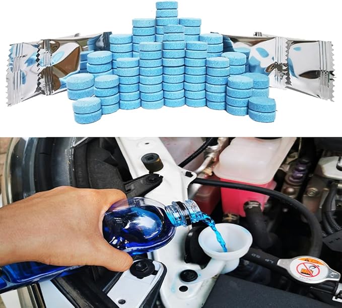 200 Pcs Car windshield washer fluid Tablets,1 Pack Makes 210 Gallons