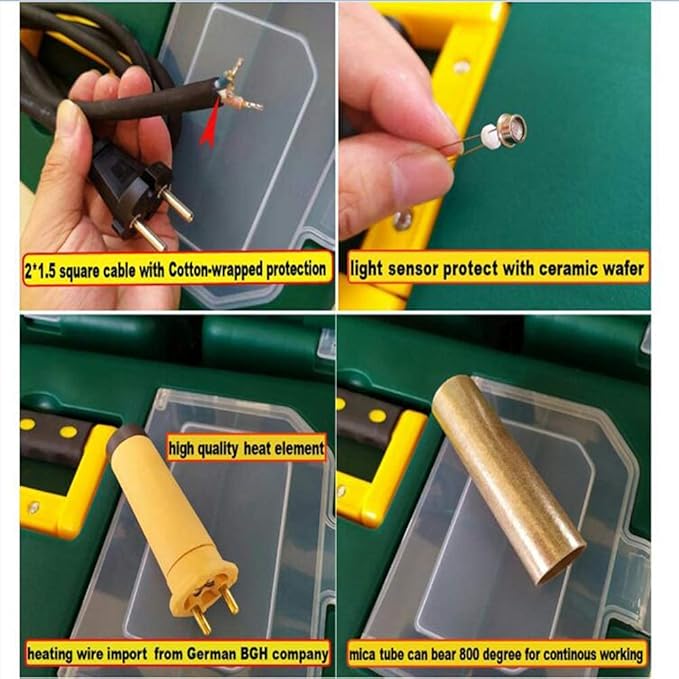 Multi-Use Hot Air Plastic Welder,Ultimate Plastic Welder Kit, 1600W Hot Air Welder for Repairs, Heat Gun for Vinyl Wrap & Shrink Wrapping, Essential Roofing Tools with Accessories