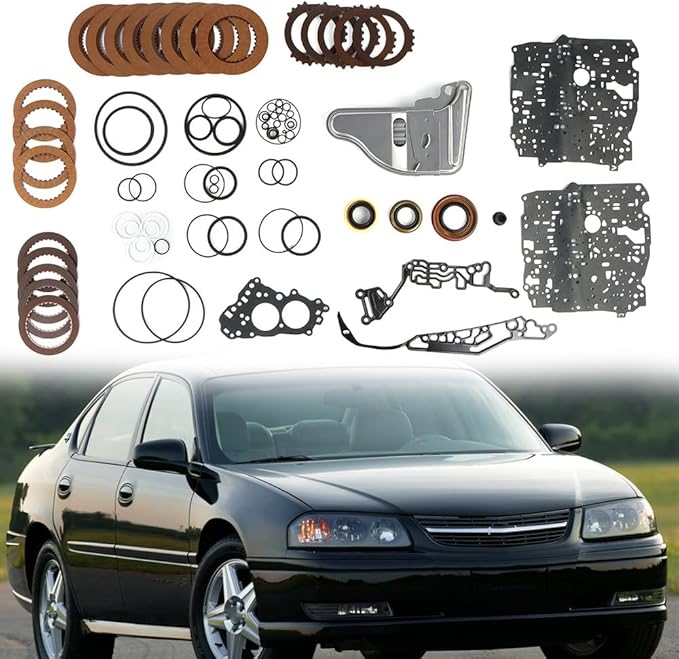 4T65E Transmission Master Rebuild Overhaul Kit Compatible with Chevy 1997-2008 Oldsmobile for Buick 1997-2011 LaCrosse Terraza Regal Century Rendezvous Pontiac Transmission Rebuild Kit
