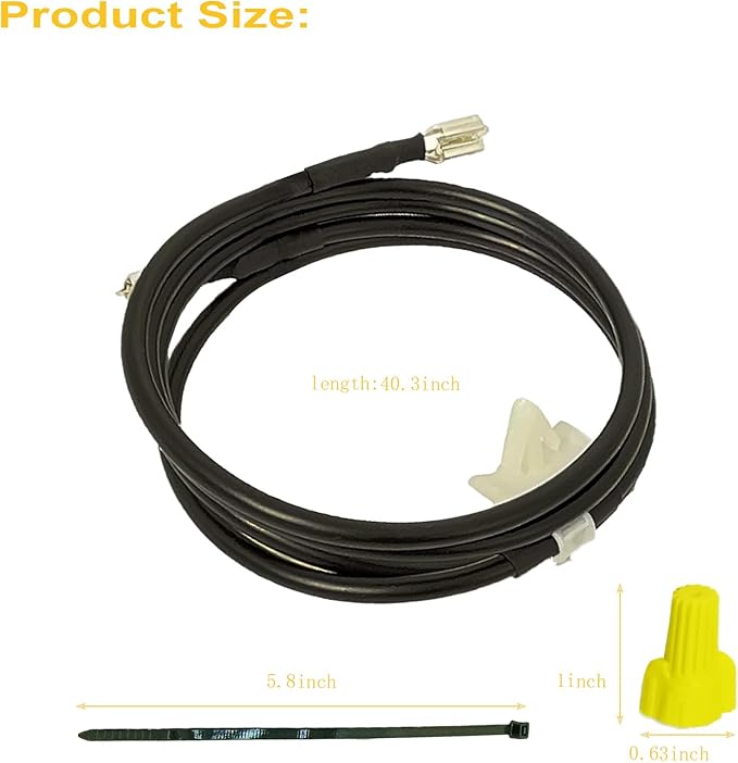 WE49X37037 Dryer Heater Wire Repair Kit Fits for GE/Hotpoint Dryers, Replaces part WE49X37037 WE49X32946 PD00084037