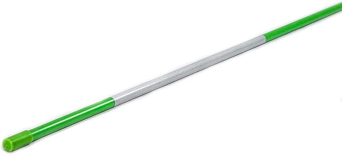 5ft Green Pro Snow Stakes - 60" x 5/16" Driveway Markers, Pointed Tip, Hy Viz Reflective Tape, Armor Cap (Choose Quantity) (150)