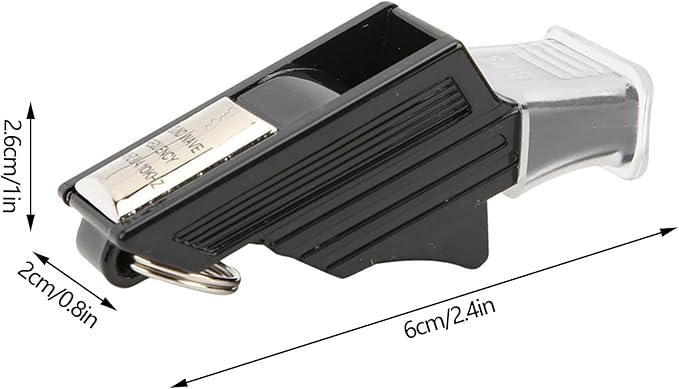 Referee Whistle,Lightweight Detachable Soccer Referee Whistle with Lanyard,Elaborate Whistle for Coaches Outdoor Survival PE Class Basketball Football Game