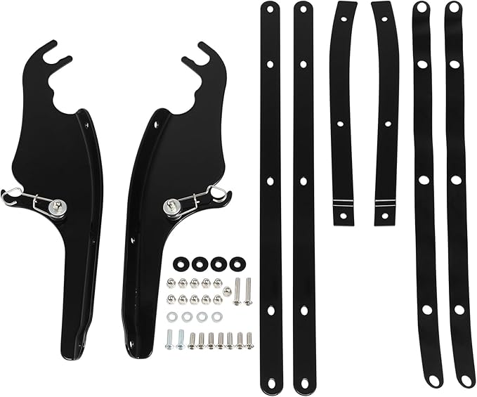 TCMT Windscreen Windshield Mount Bracket Kits Fits For Harley Softail Slim Deluxe Fat Boy Heritage Softail Classic FLS FLSS FLST FLSTC FLSTF FLSTFB FLSTFBS 2000-2017