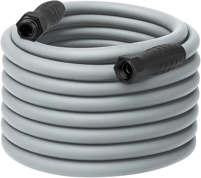 Flexzilla Colors SwivelGrip Garden Hose 5/8 in. x 100 ft., Lightweight All-Weather Water Hose, Durable and Flexible, Leak-Free Connections, Slate Grey