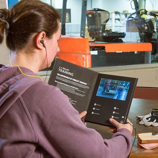 Forklift Training Training Kit in English & Spanish, OSHA Compliant, Includes Program, Employee Handbooks, Training Log, Earbuds & AC Adapter, J. J. Keller & Associates, Inc.