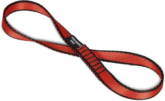 18MM Nylon Climbing Sling Runner - 23KN CE2008/EN566 Certified Outdoor Climbing Webbing for Rock Climbing, Rappelling, Mountaineering, Swing Gear, Outdoor Adventures & Emergency Anchoring