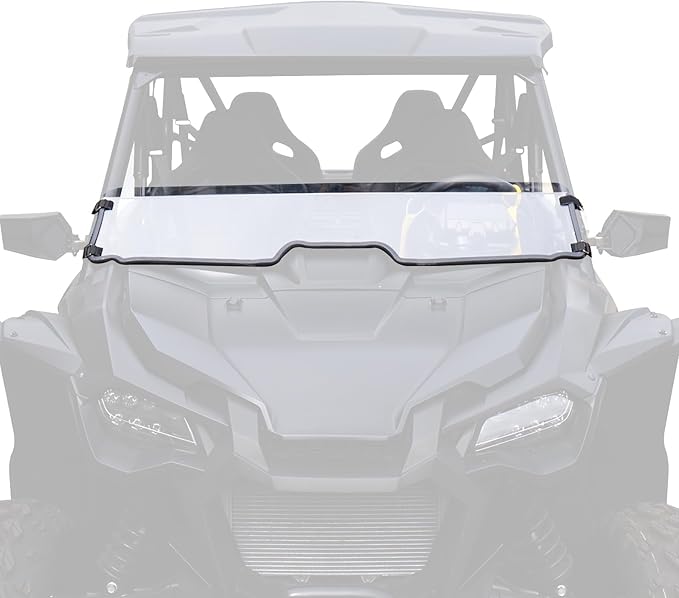 KIWI MASTER Hard Coat Poly Half Windshield for 2019-2024 Honda Talon 1000R 1000X 1000X4 1000R4 Accessories Heavy Duty Polycarbonate Scratch Resistant