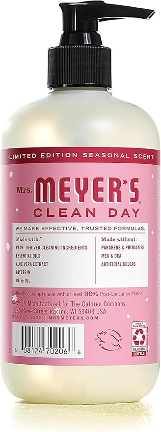 Mrs. MEYER'S CLEAN DAY Variety, 2 Liquid Hand Soap 12.5 OZ, 1 Liquid Dish Soap, 16 FL OZ, 1 CT (Peppermint)