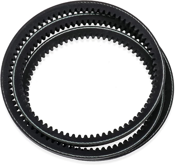 1/2 x 51'' Pump Drive Belt 603907 607400 for Hustler Raptor, Raptor Limited, Raptor SD, Raptor SDX Mowers, Lawn Mower Cogged Drive Belt Replaces OEM 607400 603907