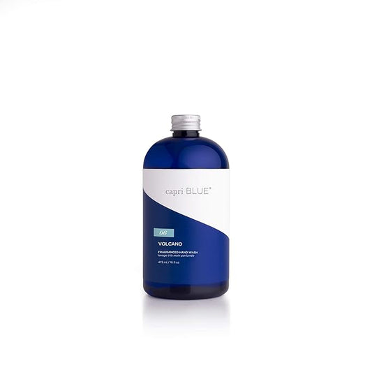 Capri Blue Hand Wash Refill - Moisturizing Liquid Hand Soap Refill - Moisturizing Soap Scented with Notes of Tropical Fruits - No Added Gluten, Parabens, or Sulfates (Volcano, 16 fl oz)