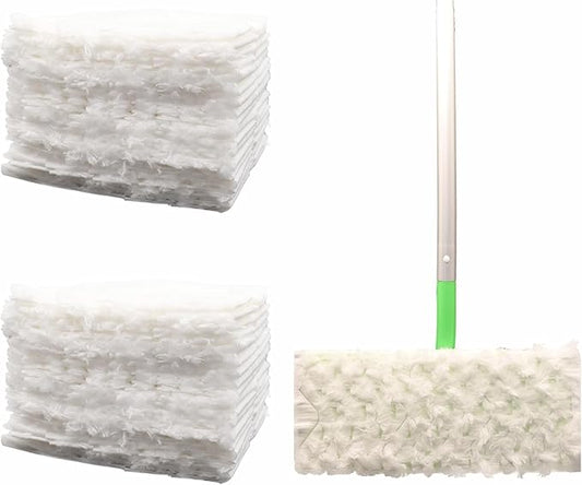 JEBBLAS 40Pack Pet Dry Sweeping Cloth Refills Heavy Duty Mop Pads Multi Surface Refills for Floor Mopping and Cleaning,Disposable Sweeping Cloth for Standard Sweeper