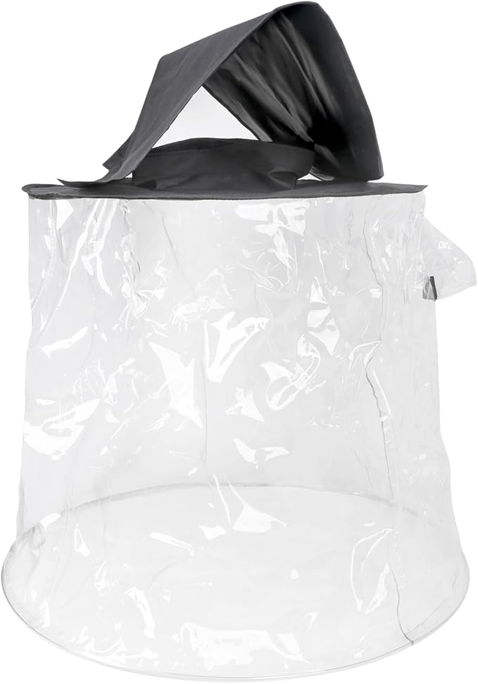 MAD OWL Professional Moving Head Light Rain Cover,Waterproof and dustproof Stage Lighting Protection Accessory, Transparent Vertical Hanging Stage Moving Head Light Rain Cover 4 packs