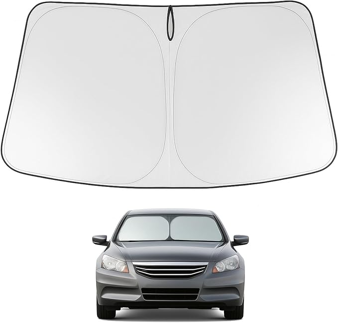 Proadsy Windshield Sun Shade for Honda Accord 2008-2012 Foldable Front Sunshade Protector Sun Visor Blocks UV Rays Keep Car Cooler