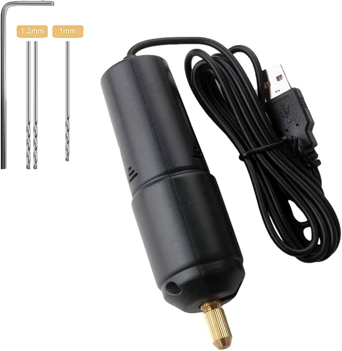 Hand Drill USB Portable Handheld Drill Tool for Work Switch Easy Rotary Tool
