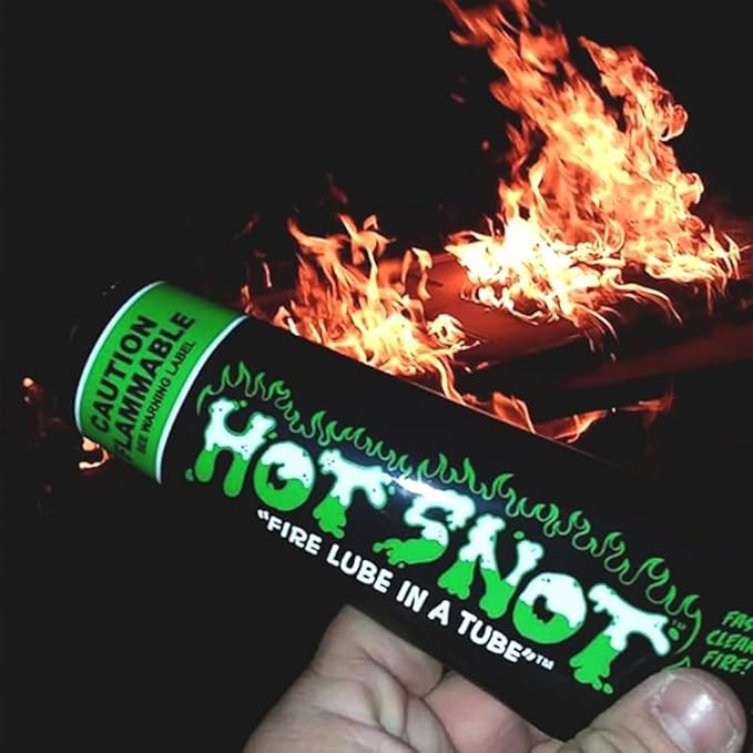 BATTLBOX Hot Snot Fire Paste Emergency Fire Starter Gel - Waterproof Flame Paste Squeeze Tube Instant Fire Starter Kit Without Kindling, Essential Camping Gear
