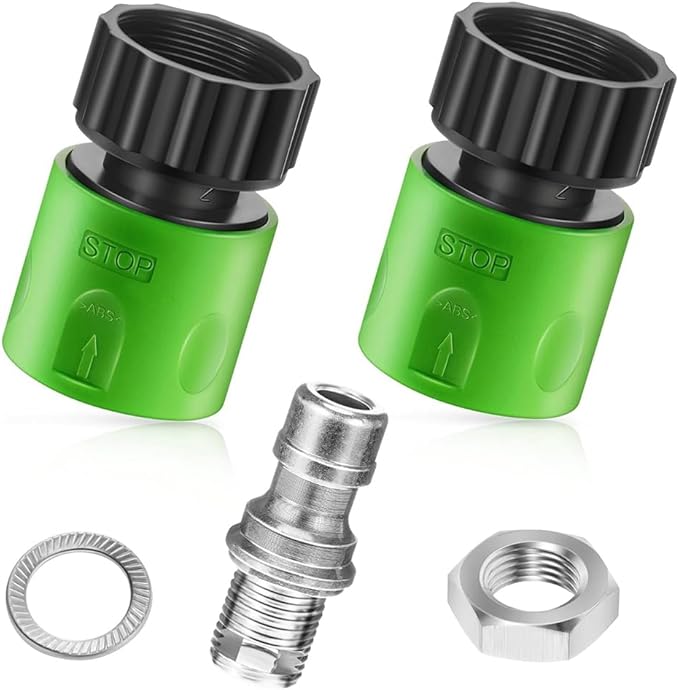 Lawn Mower Deck Wash Kit, Deck Wash Adapter Attachment Kit, Riding Lawn Mower Cleaning Accessories,