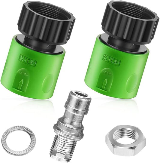 Lawn Mower Deck Wash Kit, Deck Wash Adapter Attachment Kit, Riding Lawn Mower Cleaning Accessories,
