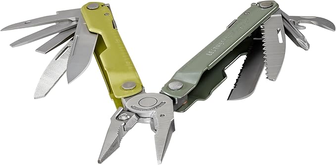 LEATHERMAN, Rebar Multitool with Premium Replaceable Wire Cutters and Saw, Mossy Slate