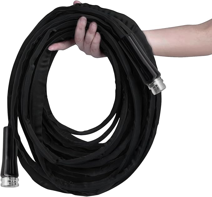 Garden Hose, Lightweight, Ultra Flexible, Durable, Kink-Free Garden Hose, RV, Marine and Camper Hose (100 FT)